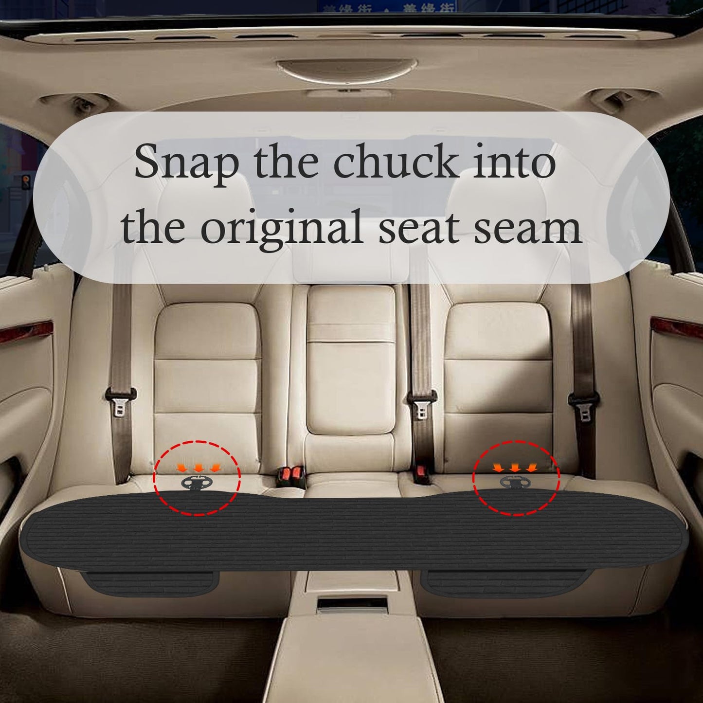 Back Seat Cover – Non-Slip, Breathable
