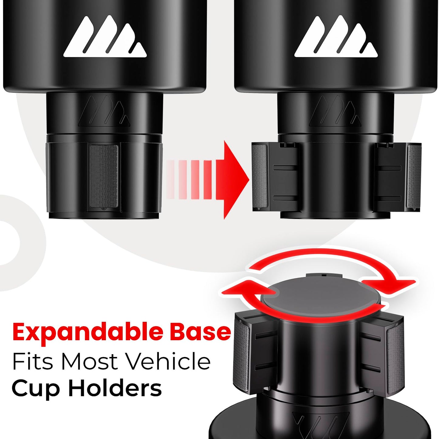 Integral Cup Holder Expander – Adjustable