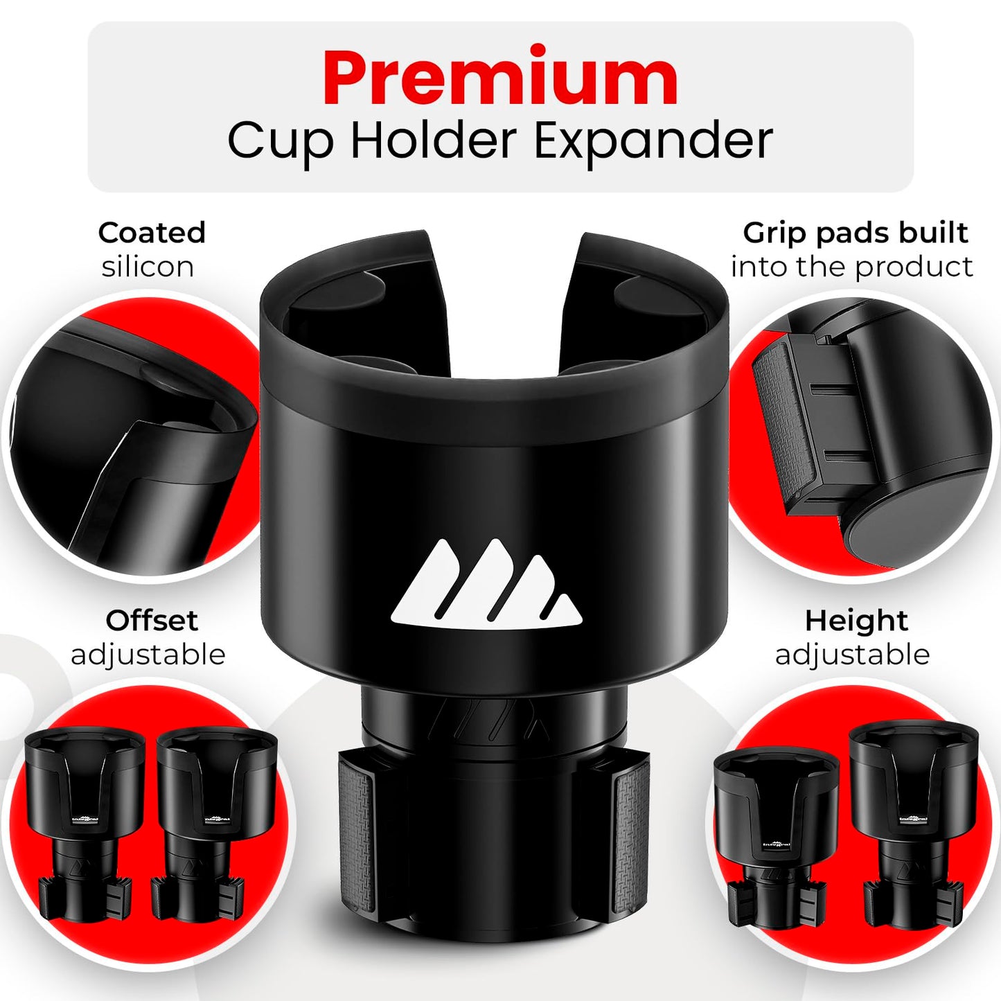 Integral Cup Holder Expander – Adjustable