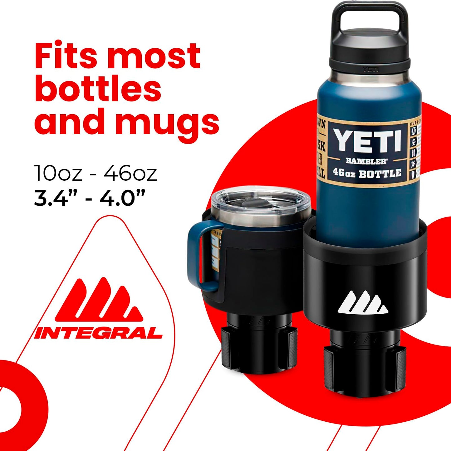 Integral Cup Holder Expander – Adjustable